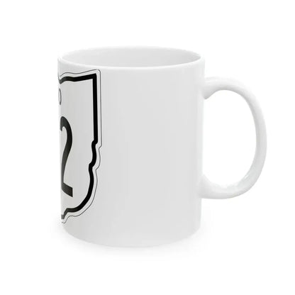 OH-612 1948 (Ohio) (Road Sign) White Coffee Mug - Go Mug Yourself