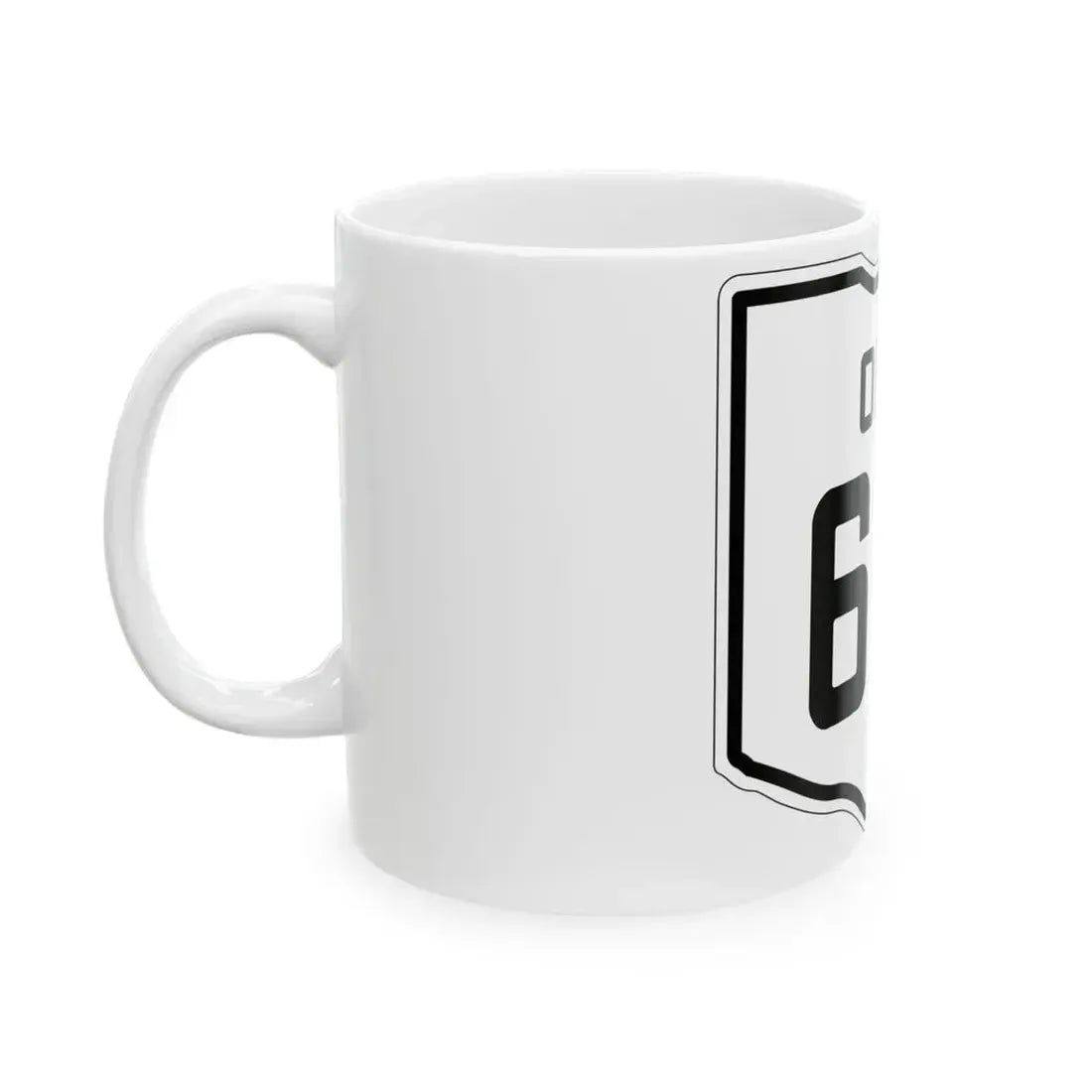OH-613 1927 (Ohio) (Road Sign) White Coffee Mug - Go Mug Yourself