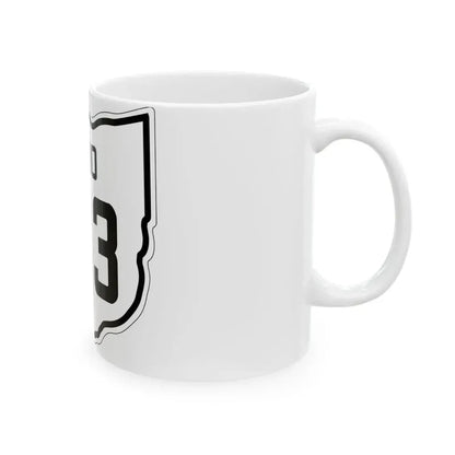 OH-613 1927 (Ohio) (Road Sign) White Coffee Mug - Go Mug Yourself