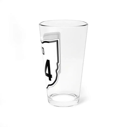 OH-614 1927 (Ohio) (Road Sign) Pint Glass 16oz - Go Mug Yourself