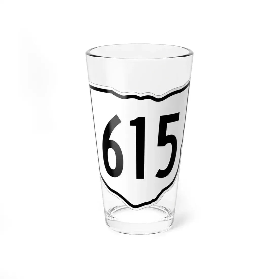 OH-615 1960 (Ohio) (Road Sign) Pint Glass 16oz 16oz - Go Mug Yourself