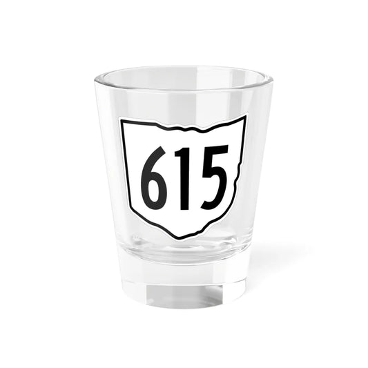 OH-615 1960 (Ohio) (Road Sign) Shot Glass 1.5oz 1.5oz - Go Mug Yourself