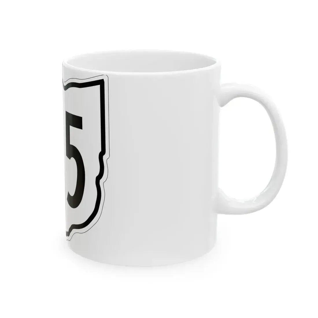 OH-615 1960 (Ohio) (Road Sign) White Coffee Mug - Go Mug Yourself