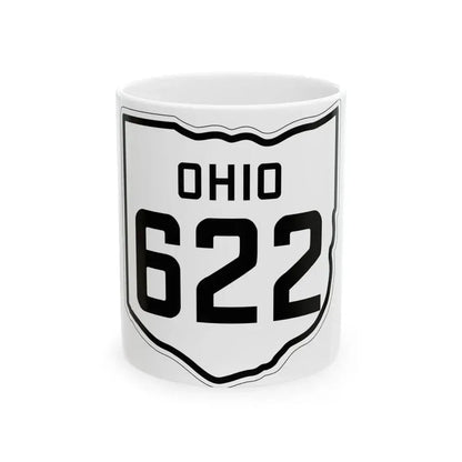 OH-622 1927 (Ohio) (Road Sign) White Coffee Mug 11oz - Go Mug Yourself