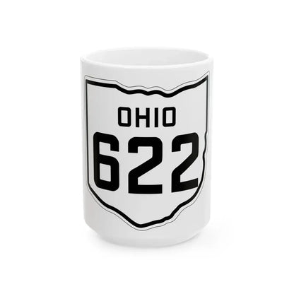 OH-622 1927 (Ohio) (Road Sign) White Coffee Mug 15oz - Go Mug Yourself