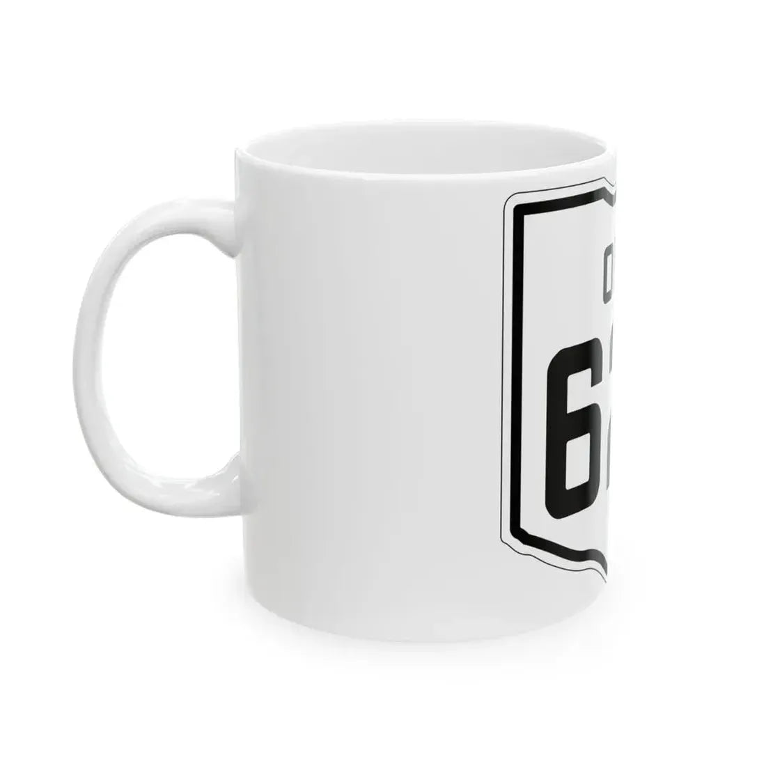 OH-622 1927 (Ohio) (Road Sign) White Coffee Mug - Go Mug Yourself