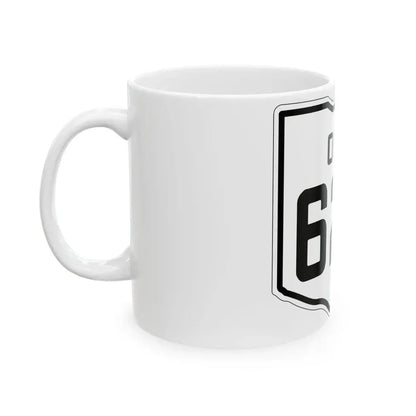OH-622 1927 (Ohio) (Road Sign) White Coffee Mug - Go Mug Yourself