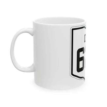 OH-623 1927 (Ohio) (Road Sign) White Coffee Mug - Go Mug Yourself