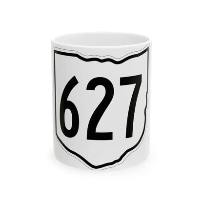 OH-627 1960 (Ohio) (Road Sign) White Coffee Mug 11oz - Go Mug Yourself