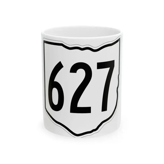 OH-627 1960 (Ohio) (Road Sign) White Coffee Mug 11oz - Go Mug Yourself
