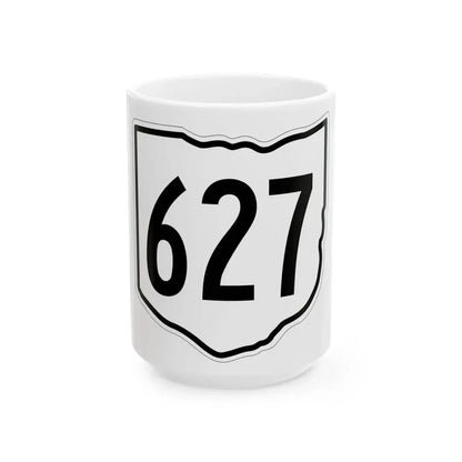 OH-627 1960 (Ohio) (Road Sign) White Coffee Mug 15oz - Go Mug Yourself