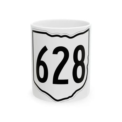 OH-628 1960 (Ohio) (Road Sign) White Coffee Mug 11oz - Go Mug Yourself