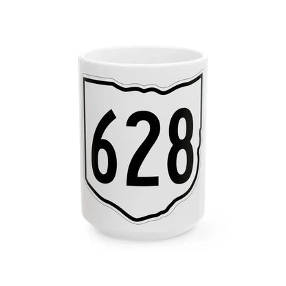 OH-628 1960 (Ohio) (Road Sign) White Coffee Mug 15oz - Go Mug Yourself