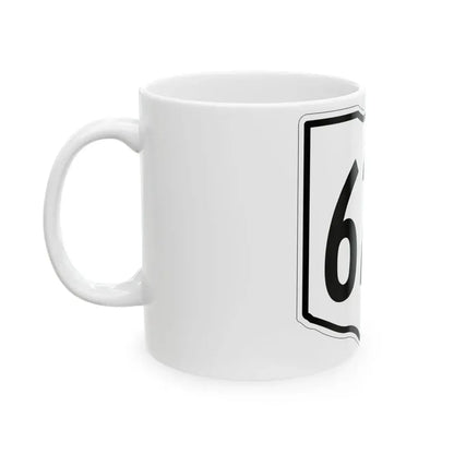 OH-628 1960 (Ohio) (Road Sign) White Coffee Mug - Go Mug Yourself