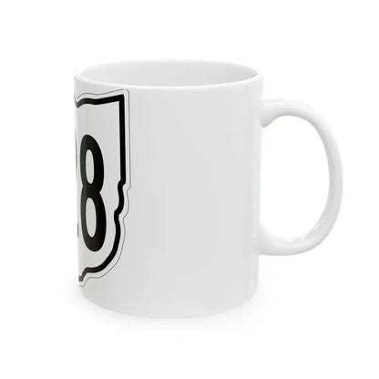 OH-628 1960 (Ohio) (Road Sign) White Coffee Mug - Go Mug Yourself
