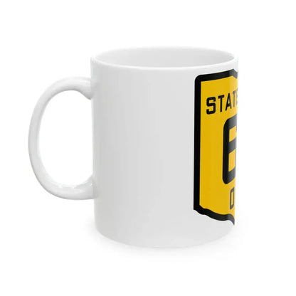 OH-63 1920 (Ohio) (Road Sign) White Coffee Mug - Go Mug Yourself