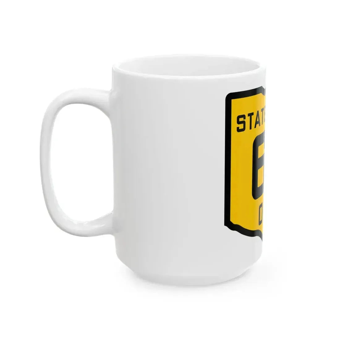 OH-63 1920 (Ohio) (Road Sign) White Coffee Mug - Go Mug Yourself