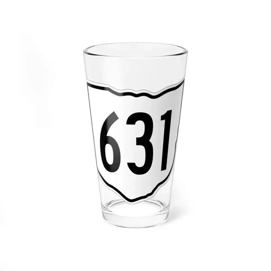 OH-631 1960 (Ohio) (Road Sign) Pint Glass 16oz 16oz - Go Mug Yourself