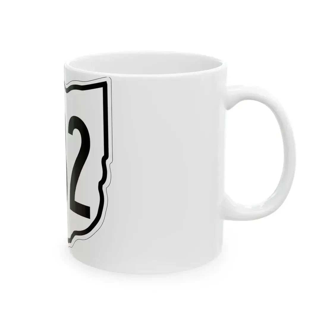 OH-632 1960 (Ohio) (Road Sign) White Coffee Mug - Go Mug Yourself