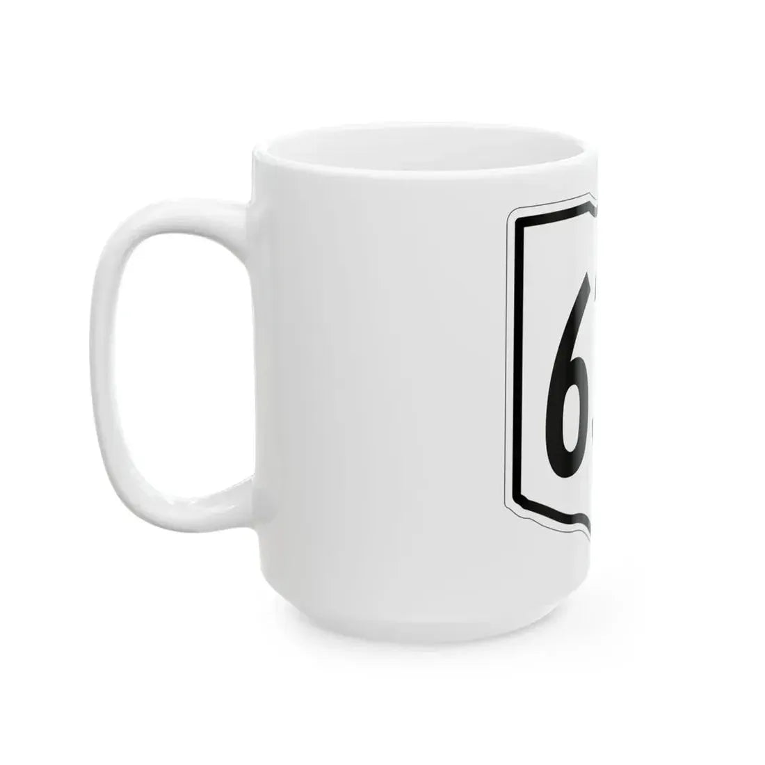 OH-632 1960 (Ohio) (Road Sign) White Coffee Mug - Go Mug Yourself