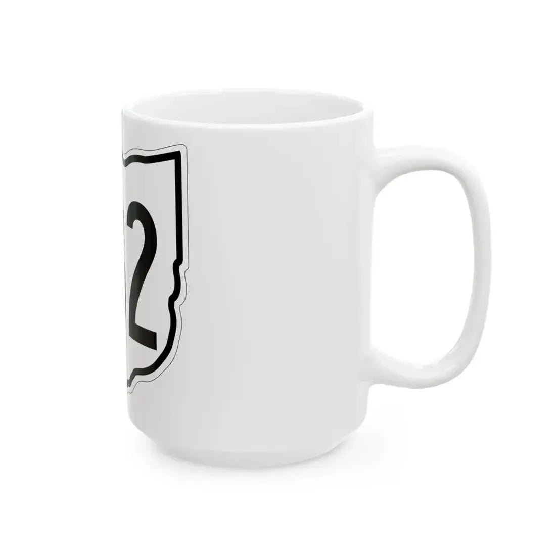 OH-632 1960 (Ohio) (Road Sign) White Coffee Mug - Go Mug Yourself