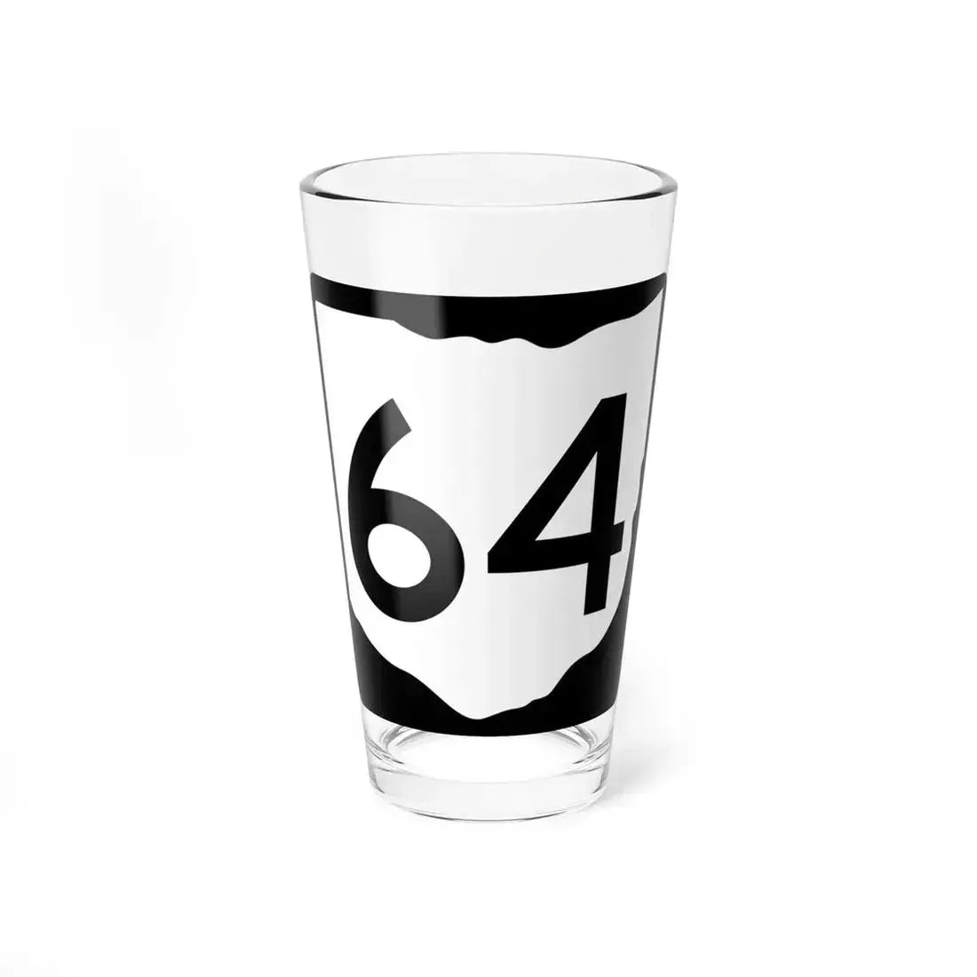OH-64 (Ohio) (Road Sign) Pint Glass 16oz 16oz - Go Mug Yourself