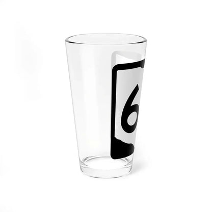 OH-64 (Ohio) (Road Sign) Pint Glass 16oz - Go Mug Yourself