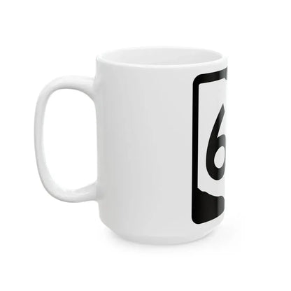 OH-64 (Ohio) (Road Sign) White Coffee Mug - Go Mug Yourself