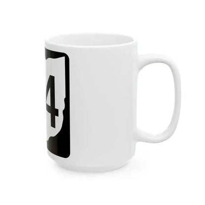 OH-64 (Ohio) (Road Sign) White Coffee Mug - Go Mug Yourself