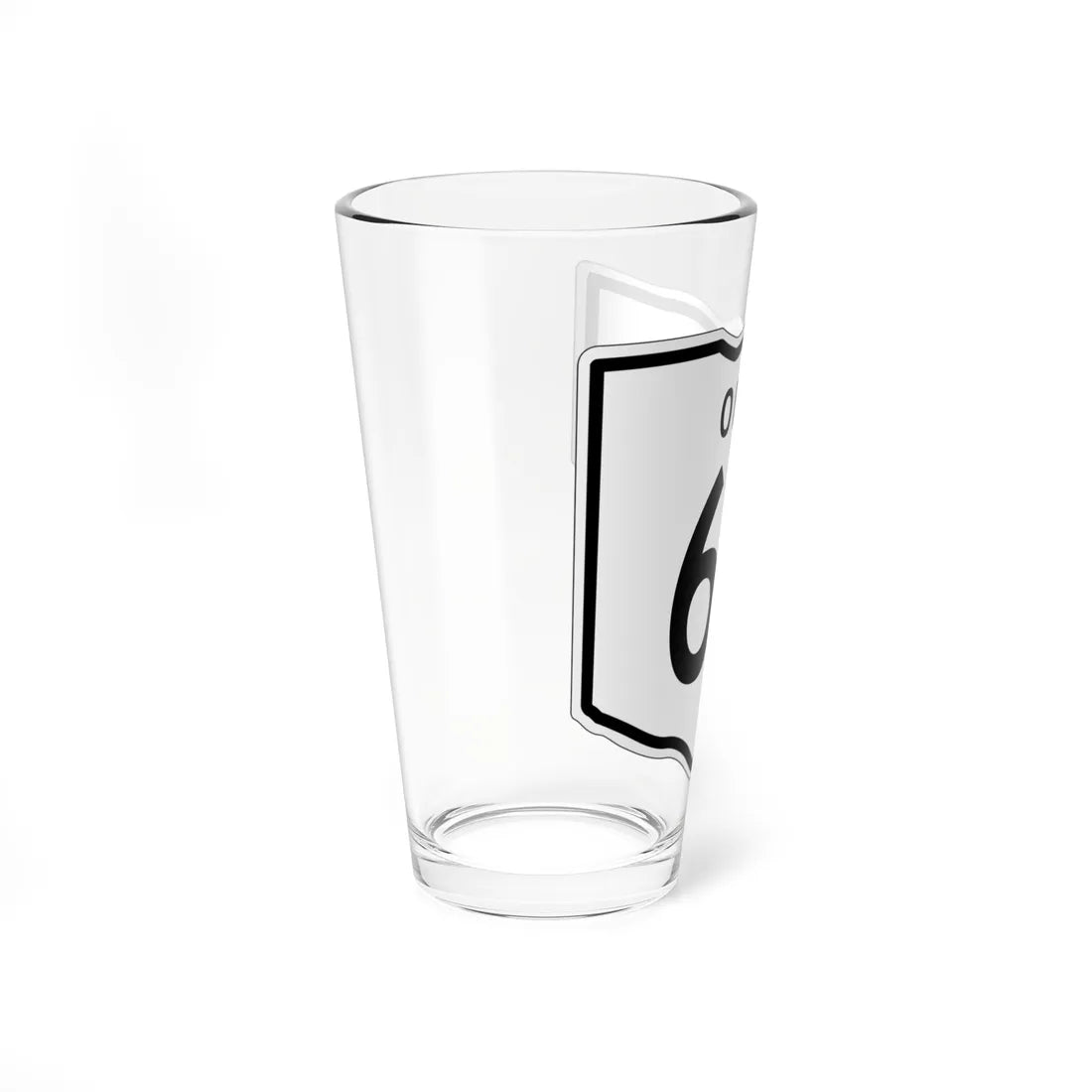 OH-65 1948 (Ohio) (Road Sign) Pint Glss 16oz - Go Mug Yourself