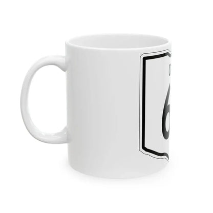 OH-65 1948 (Ohio) (Road Sign) White Coffee Mug - Go Mug Yourself