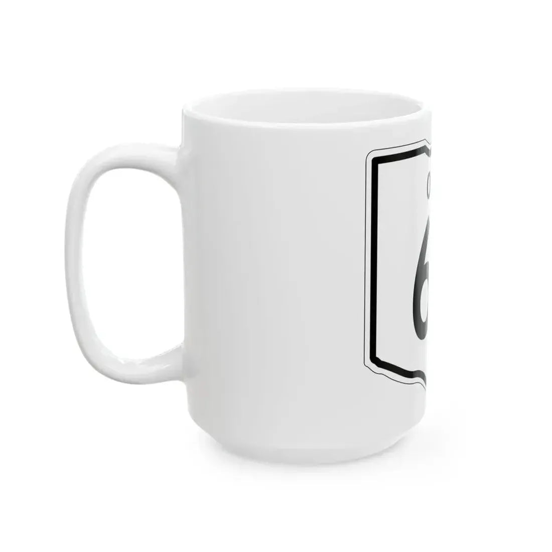 OH-65 1948 (Ohio) (Road Sign) White Coffee Mug - Go Mug Yourself