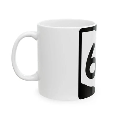 OH-66 (Ohio) (Road Sign) White Coffee Mug - Go Mug Yourself