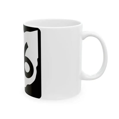 OH-66 (Ohio) (Road Sign) White Coffee Mug - Go Mug Yourself