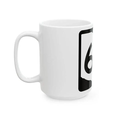 OH-66 (Ohio) (Road Sign) White Coffee Mug - Go Mug Yourself
