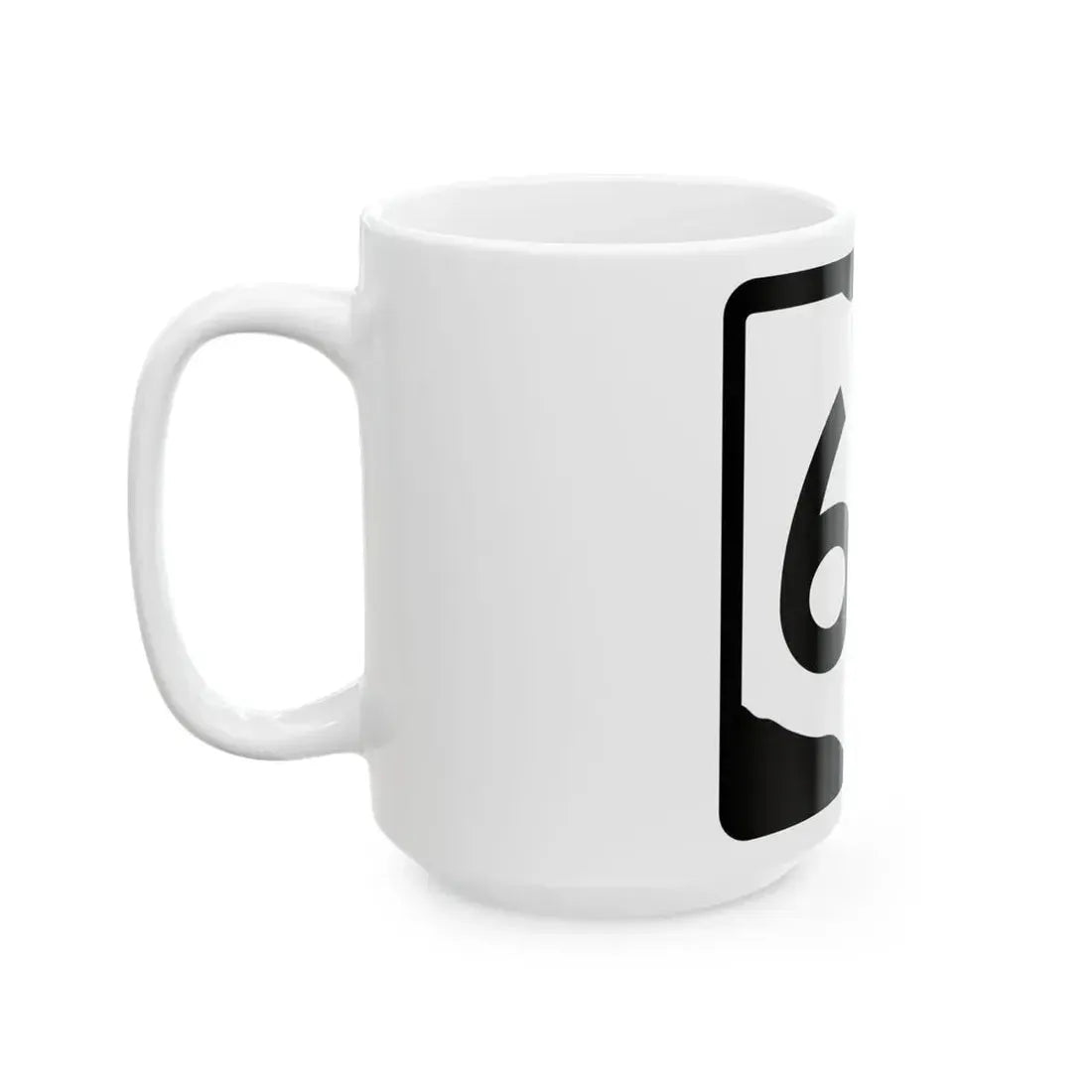 OH-67 (Ohio) (Road Sign) White Coffee Mug - Go Mug Yourself
