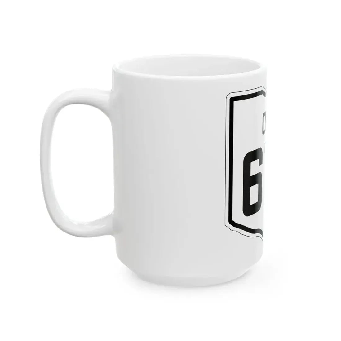 OH-673 1927 (Ohio) (Road Sign) White Coffee Mug - Go Mug Yourself