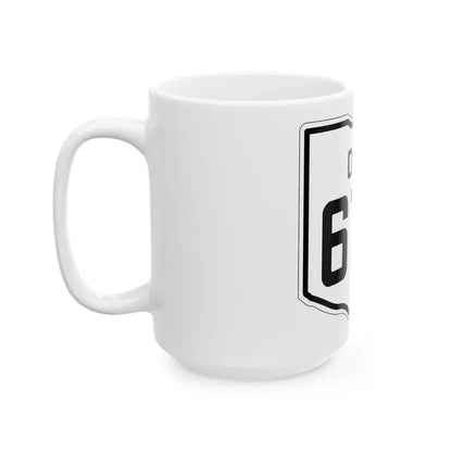 OH-673 1927 (Ohio) (Road Sign) White Coffee Mug - Go Mug Yourself