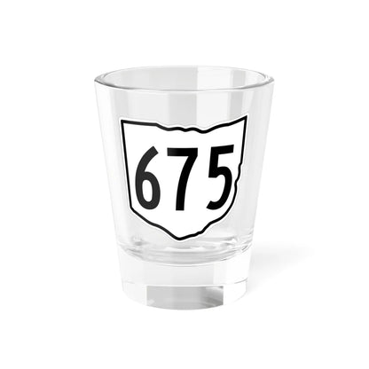 OH-675 1960 (Ohio) (Road Sign) Shot Glass 1.5oz 1.5oz - Go Mug Yourself