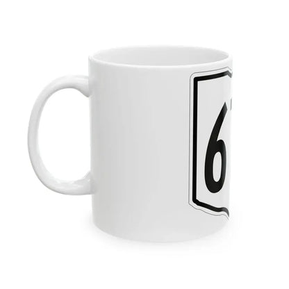 OH-675 1960 (Ohio) (Road Sign) White Coffee Mug - Go Mug Yourself