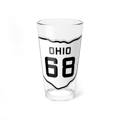 OH-68 1927 (Ohio) (Road Sign) Pint Glss 16oz 16oz - Go Mug Yourself