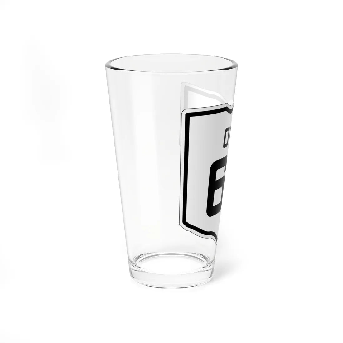 OH-68 1927 (Ohio) (Road Sign) Pint Glss 16oz - Go Mug Yourself