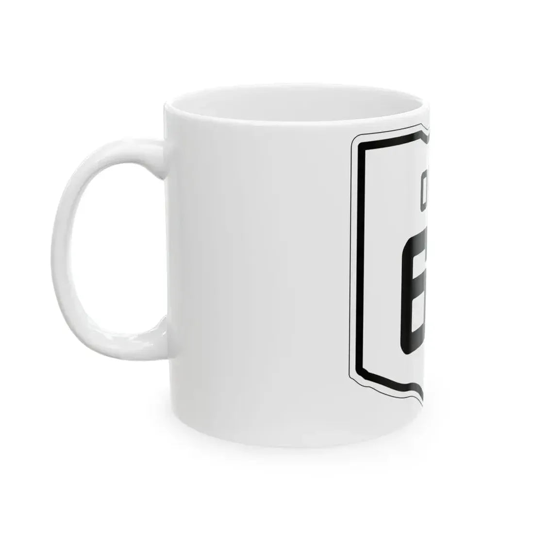 OH-68 1927 (Ohio) (Road Sign) White Coffee Mug - Go Mug Yourself