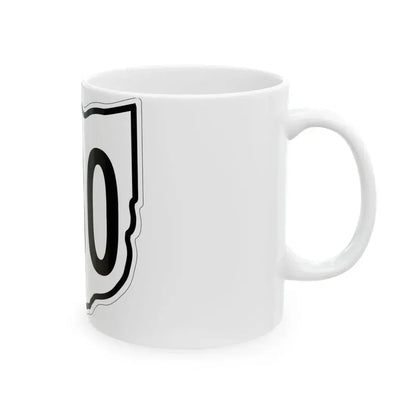 OH-680 1960 (Ohio) (Road Sign) White Coffee Mug - Go Mug Yourself