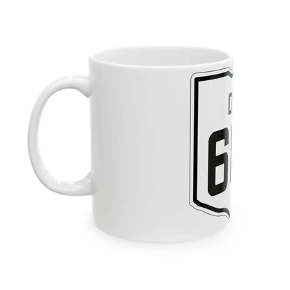 OH-686 1927 (Ohio) (Road Sign) White Coffee Mug - Go Mug Yourself