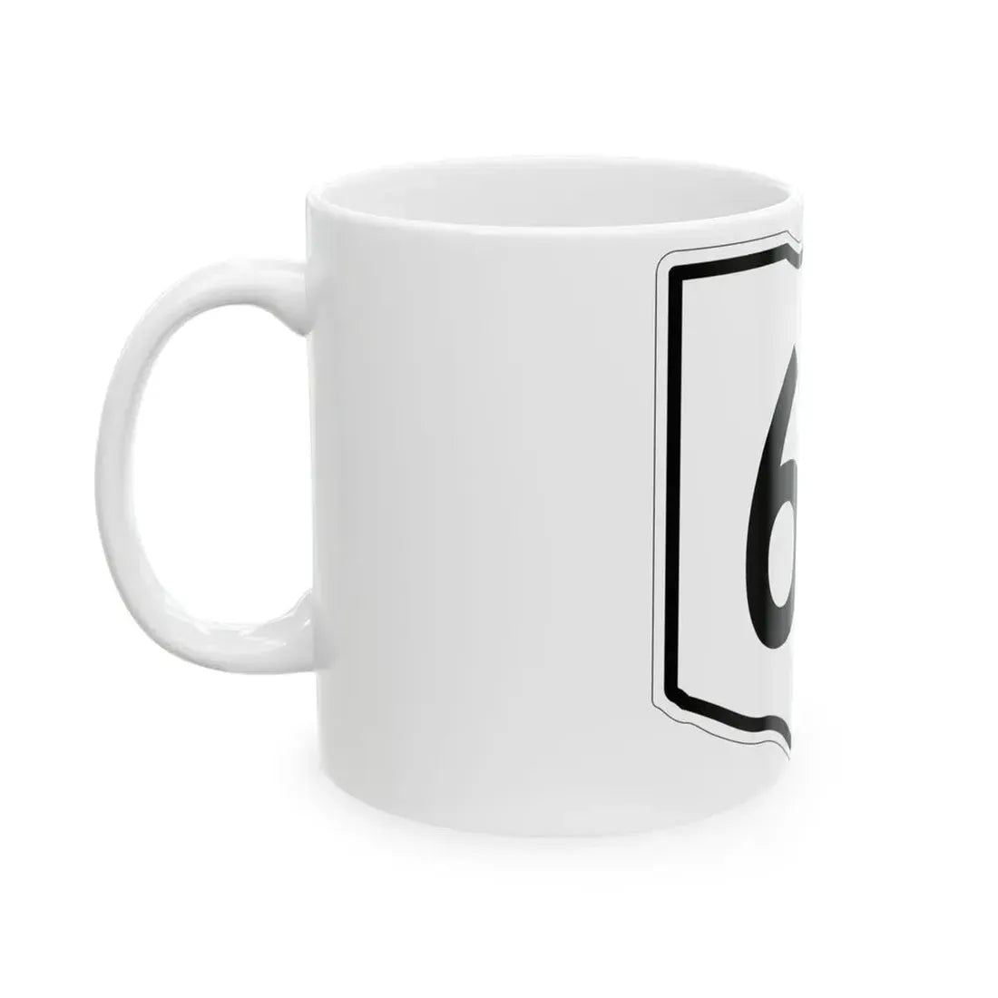 OH-69 1960 (Ohio) (Road Sign) White Coffee Mug - Go Mug Yourself