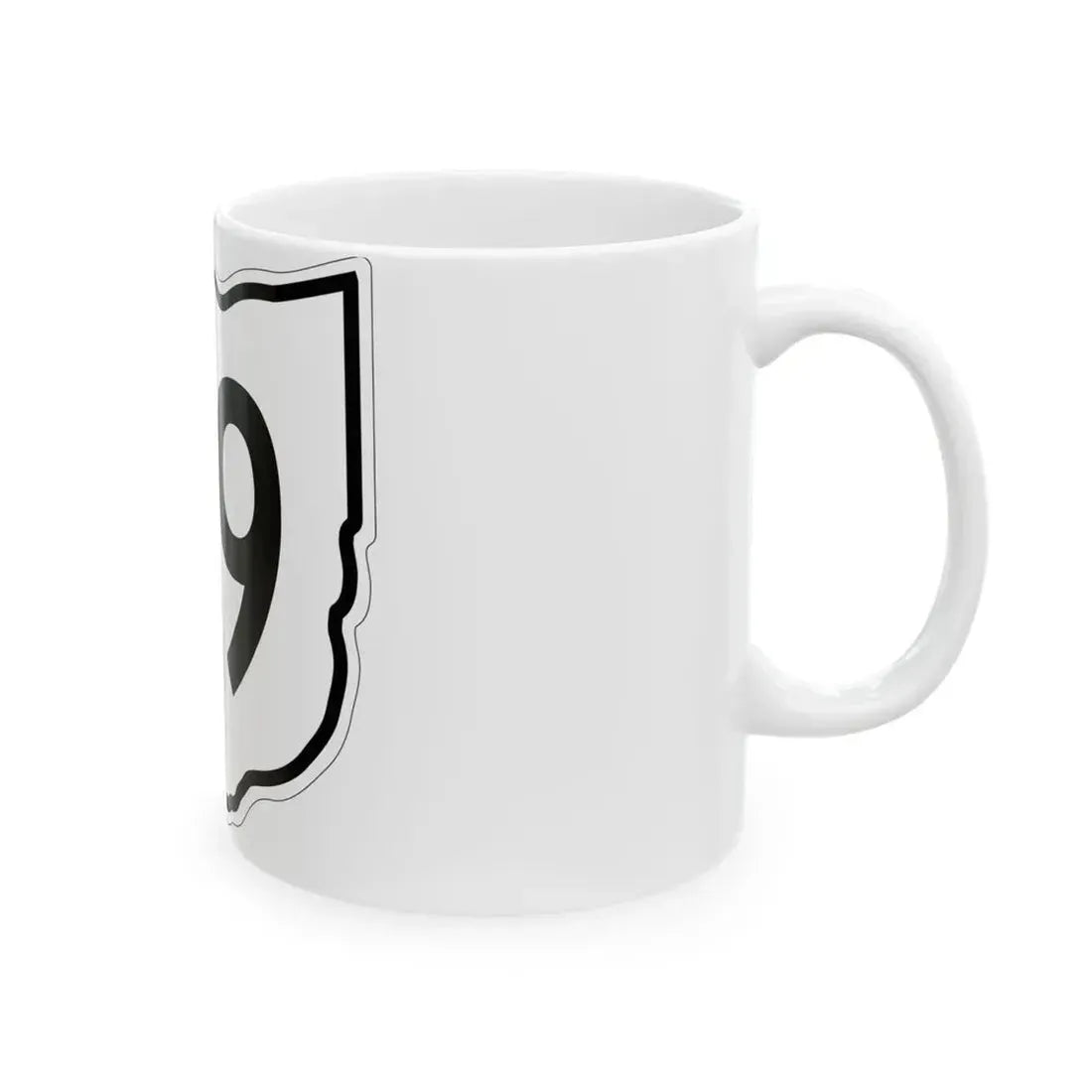 OH-69 1960 (Ohio) (Road Sign) White Coffee Mug - Go Mug Yourself