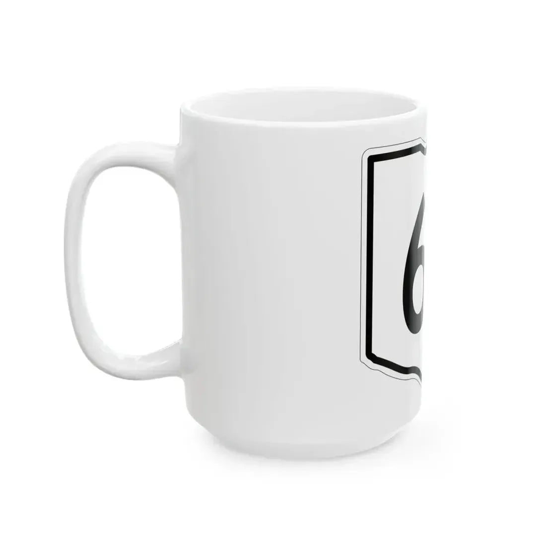 OH-69 1960 (Ohio) (Road Sign) White Coffee Mug - Go Mug Yourself
