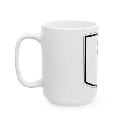 OH-7 1948 (Ohio) (Road Sign) White Coffee Mug - Go Mug Yourself