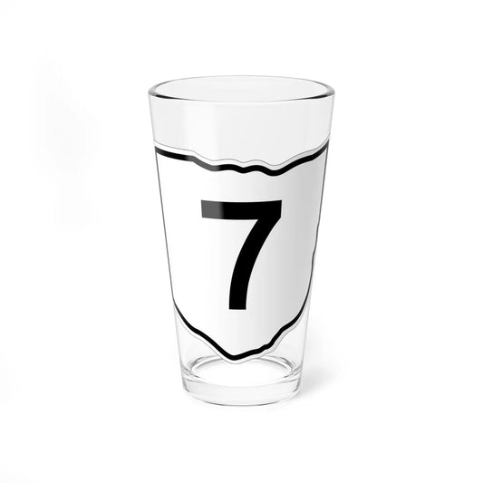 OH-7 1960 (Ohio) (Road Sign) Pint Glss 16oz 16oz - Go Mug Yourself